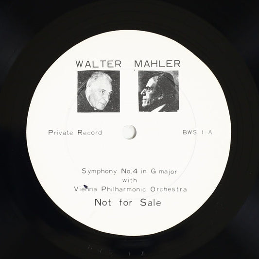 ブルーノ・ワルター,VPO / ワルター:交響曲第4番