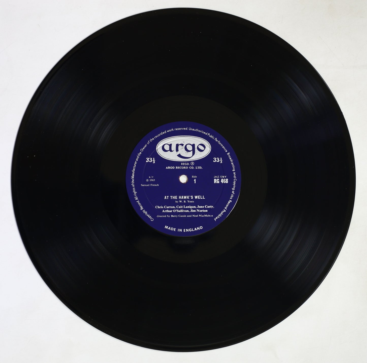 W.B.Yeats / Yeats' Noh Plays (At The Hawk's Well / The Dreaming Of The Bones)