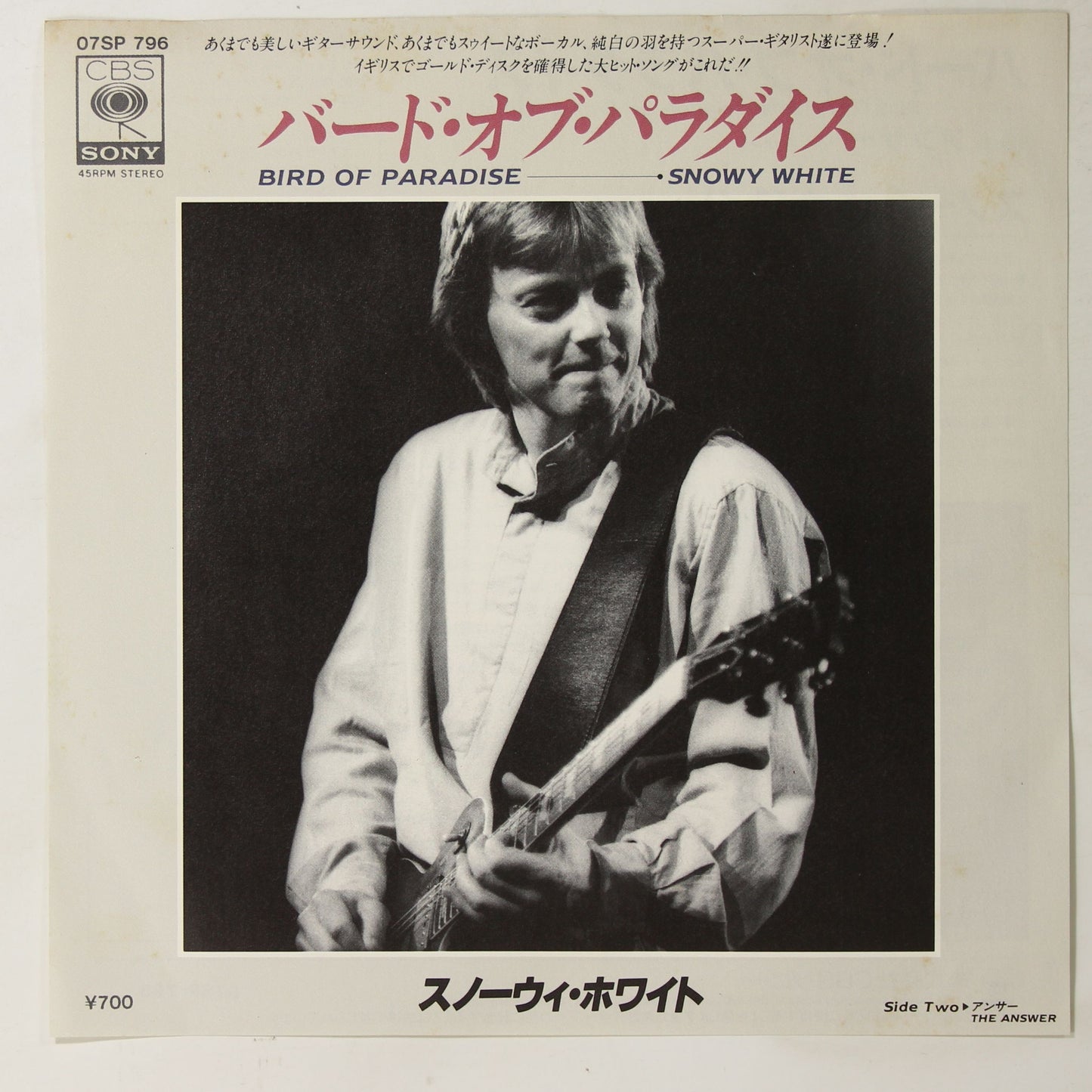 スノーウィ・ホワイト SNOWY WHITE / バード・オブ・パラダイス BIRD OF PARADISE