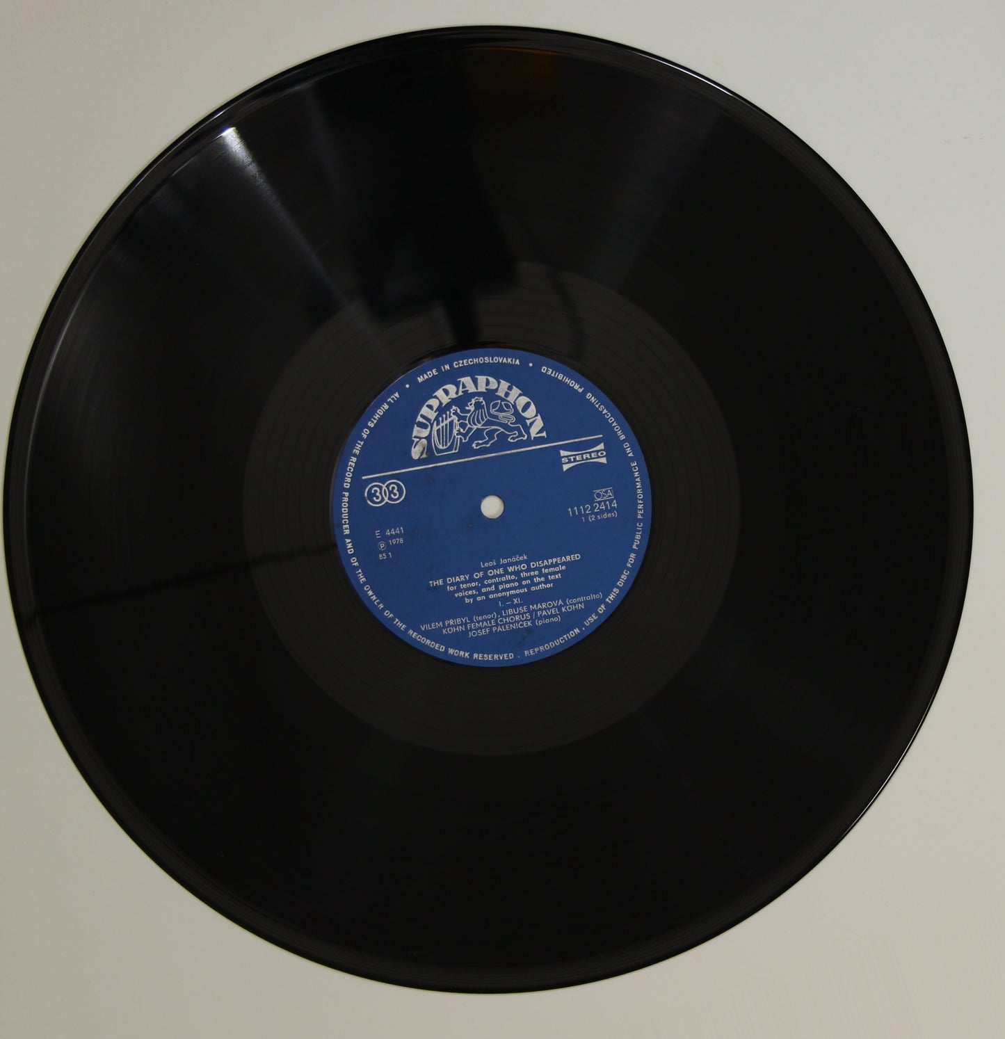 ヨゼフ・パーレニーチェク,クーン女声合唱団 他 / ヤナーチェク:歌曲集『消えた男の日記』