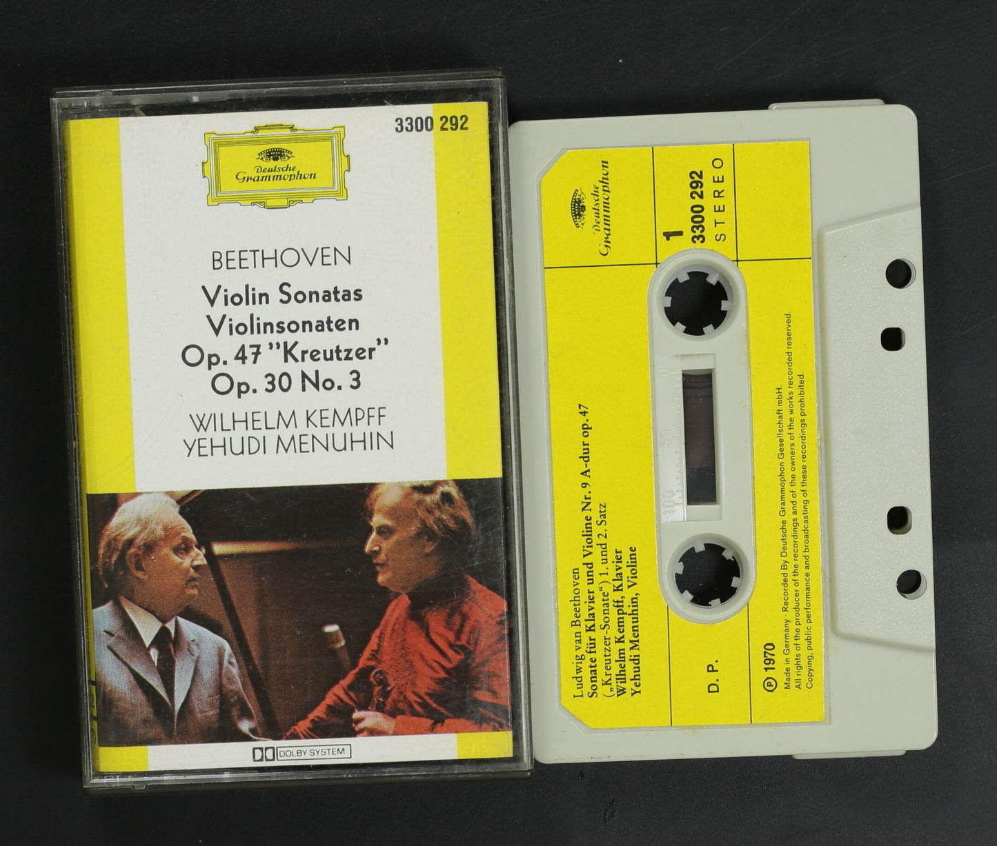 メニューイン,ケンプ WILHELM KEMPFF, YEHUDI MENUHIN / ベートーヴェン:ヴァイオリンソナタ集