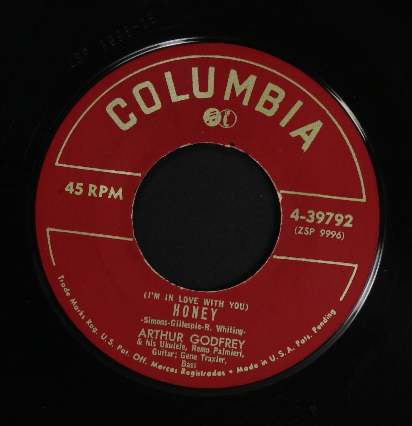 ARTHUR GODFREY / I LOVE GIRLS / (I'M IN LOVE WITH YOU) HONEY
