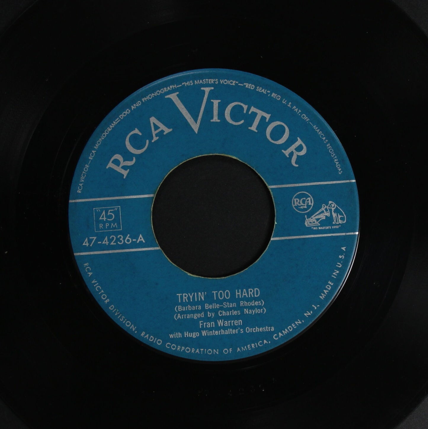 FRAN WARREN / TRYIN' TOO HARD