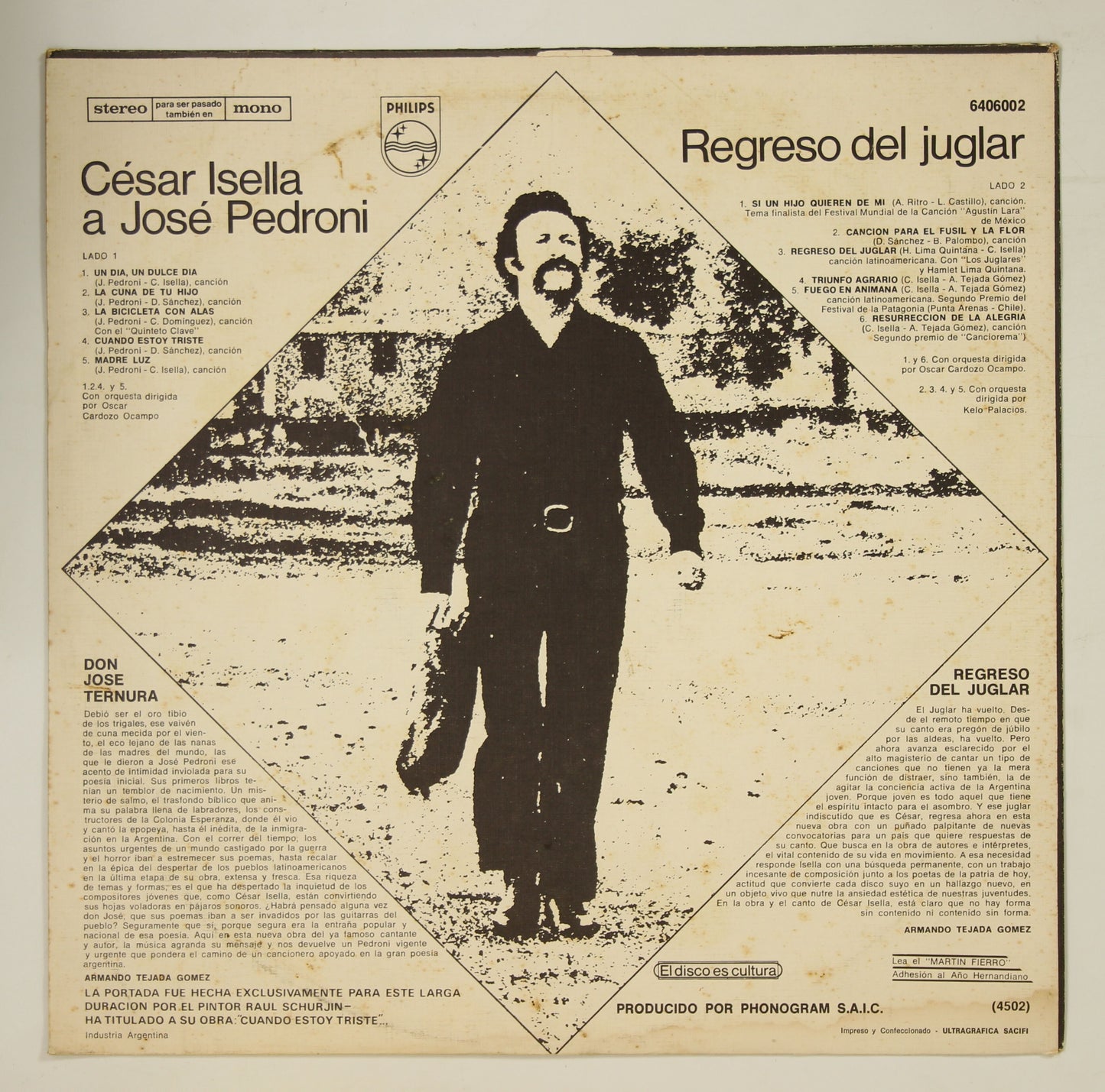 CESAR ISELLA / A JOSE PEDRONI