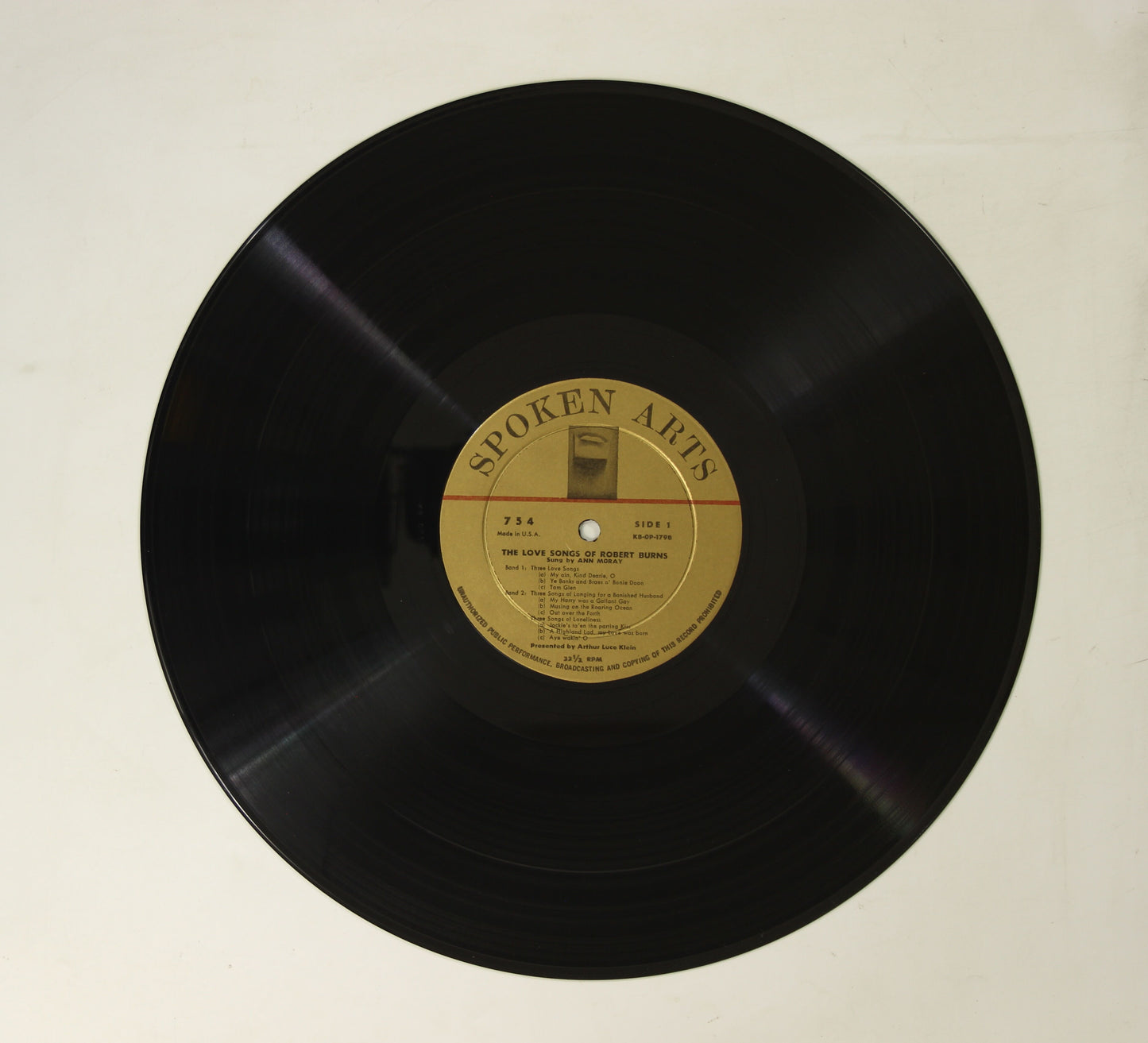 ANN MORAY / LOVE SONGS OF ROBERT BURNS