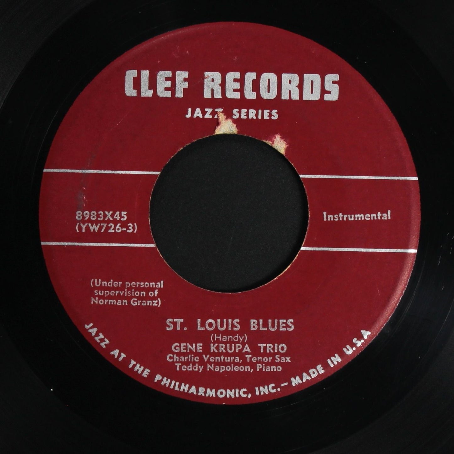 GENE KRUPA TRIO / STARDUST, ST. LOUIS BLUES