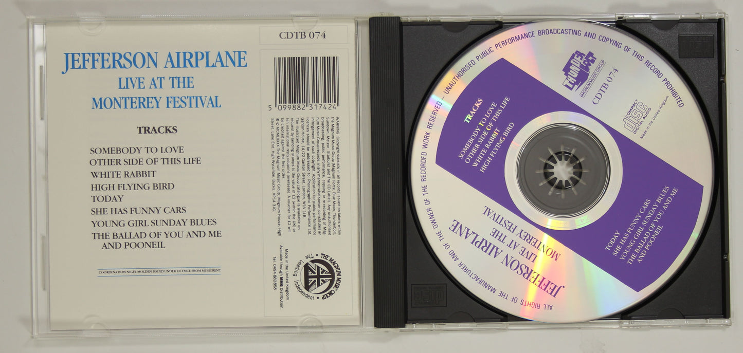 Jefferson Airplane / Live, Monterey Festival