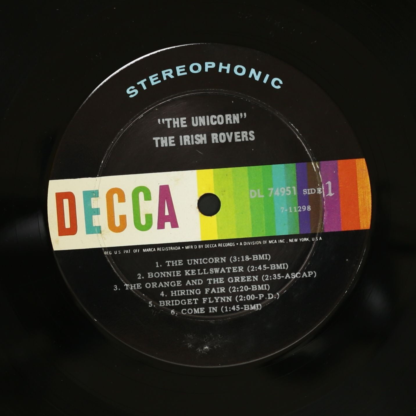 THE IRISH ROVERS / THE UNICORN