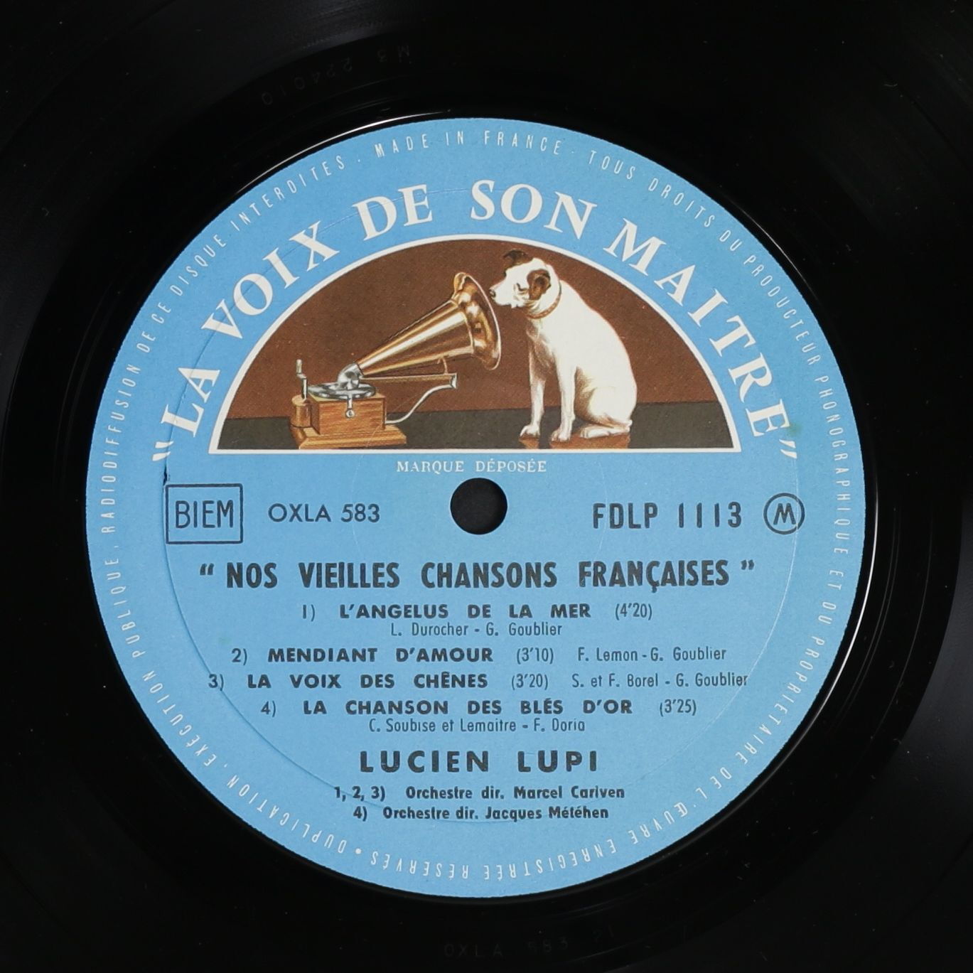 LUCIEN LUPI / NOS VIEILLES CHANSONS FRANCAISES