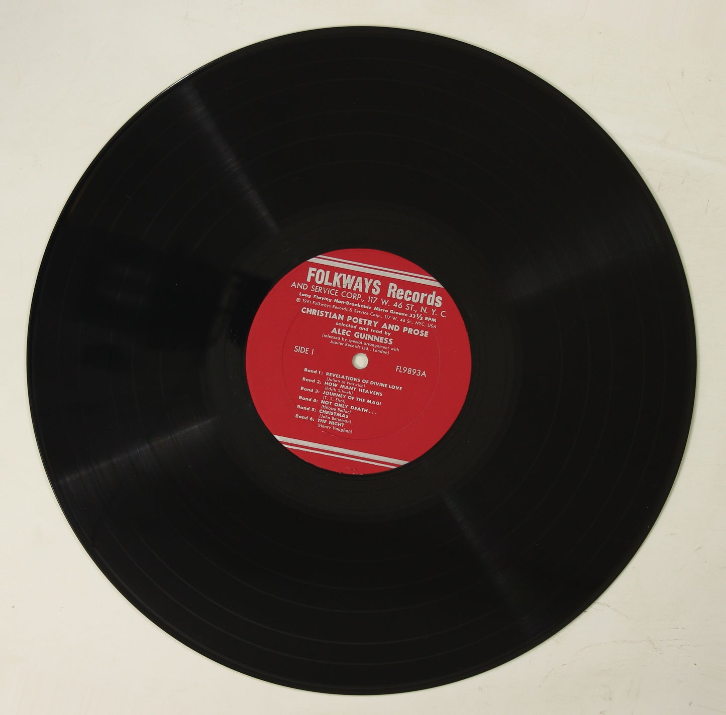 ALEC GUINNESS / READS SPIRITUAL AND RELIGIOUS POETRY AND PROSE