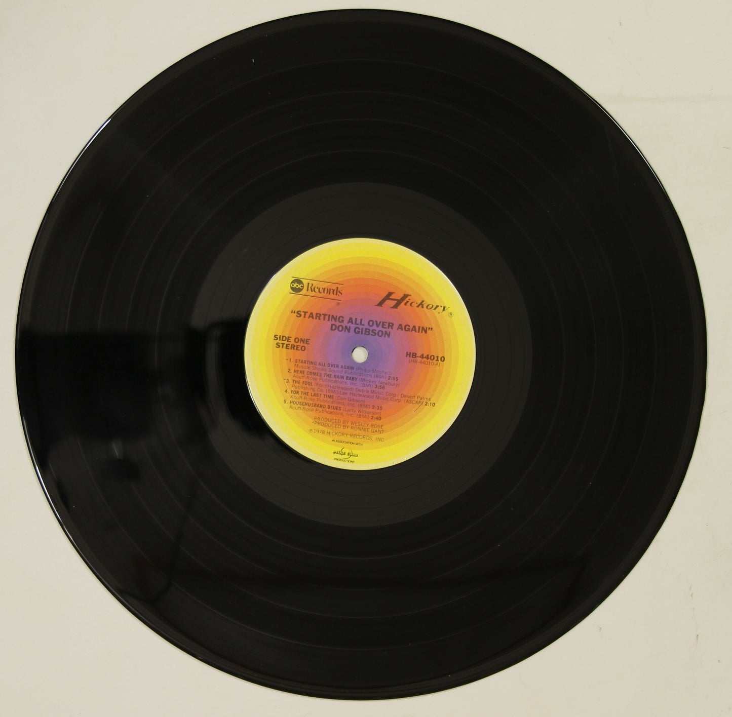 Don Gibson / Starting All Over Again