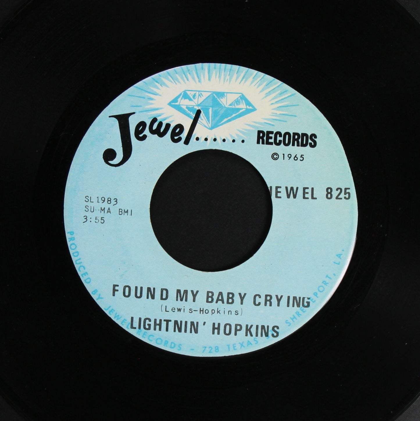 LIGHTNIN' HOPKINS / FOUND MY BABY CRYING