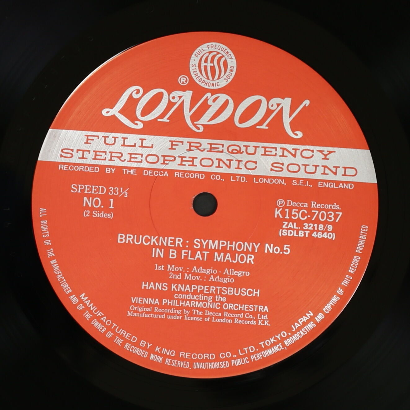 ハンス・クナッパーツブッシュ,WPh / ブルックナー:交響曲第5番