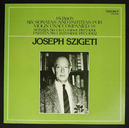 ヨーゼフ・シゲティ / バッハ:無伴奏ヴァイオリン・ソナタ全集1