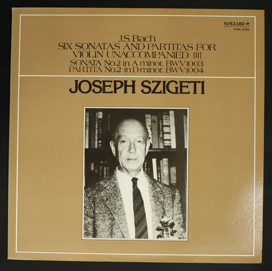ヨーゼフ・シゲティ / バッハ:無伴奏ヴァイオリンソナタ全集2