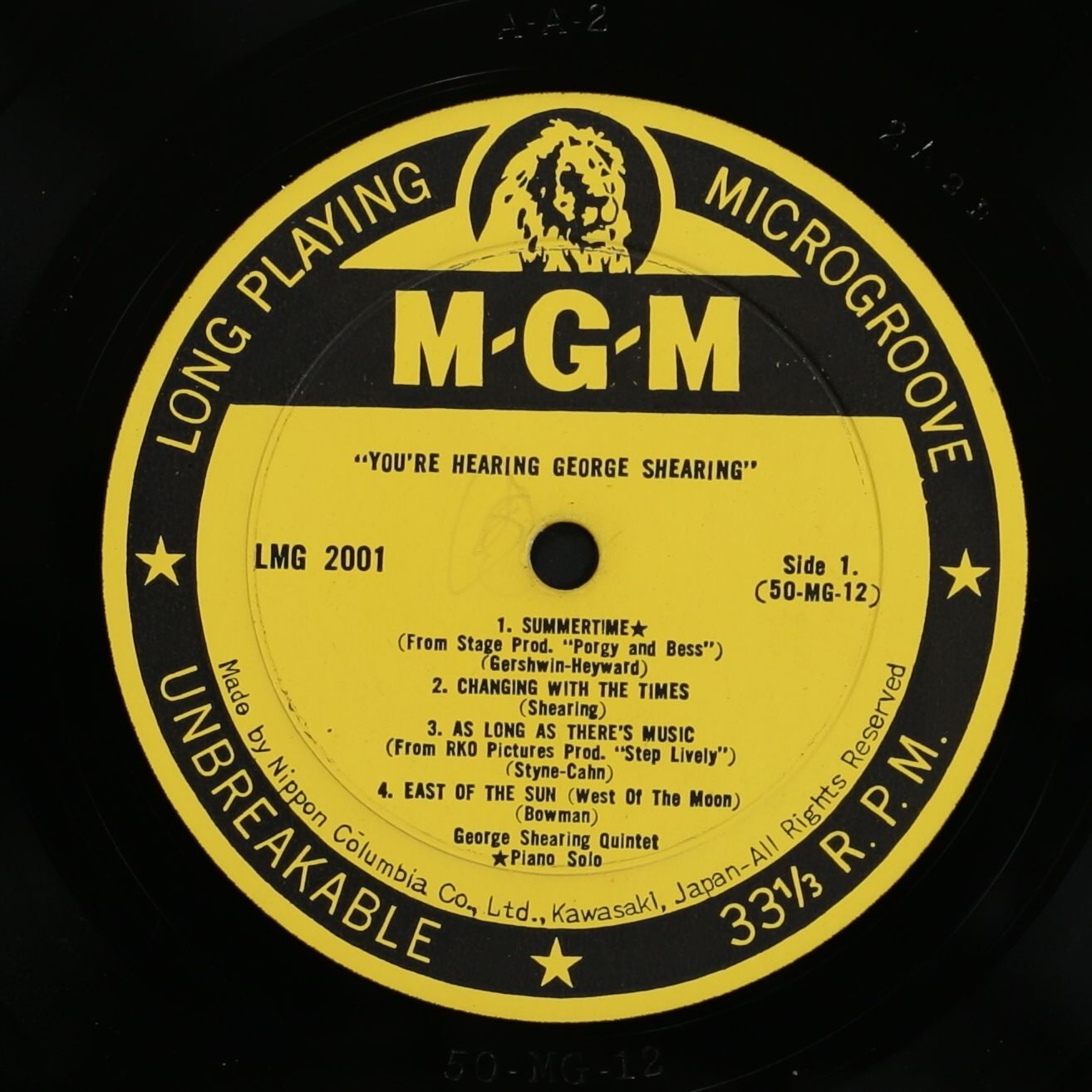 GEORGE SHEARING / YOU'RE HEARING