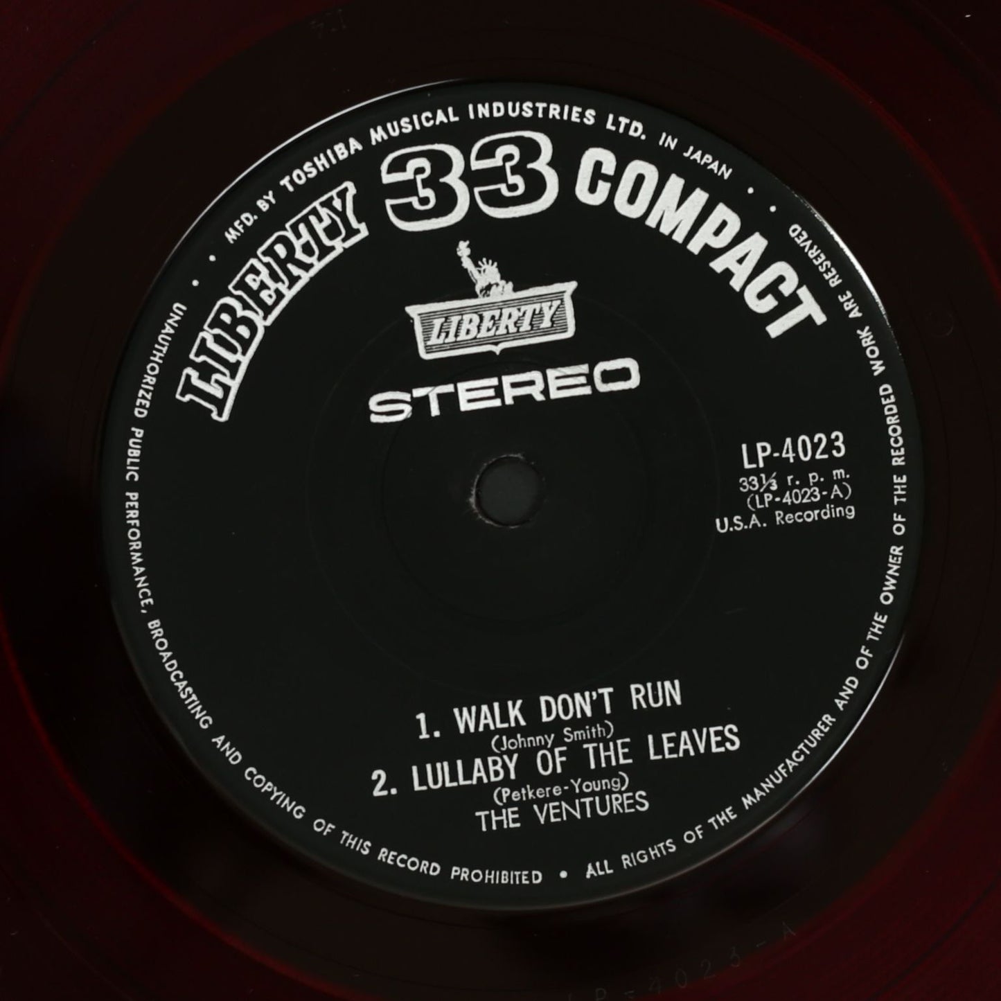 ヴェンチャーズ VENTURES / 急がば廻れ WALK DON'T RUN