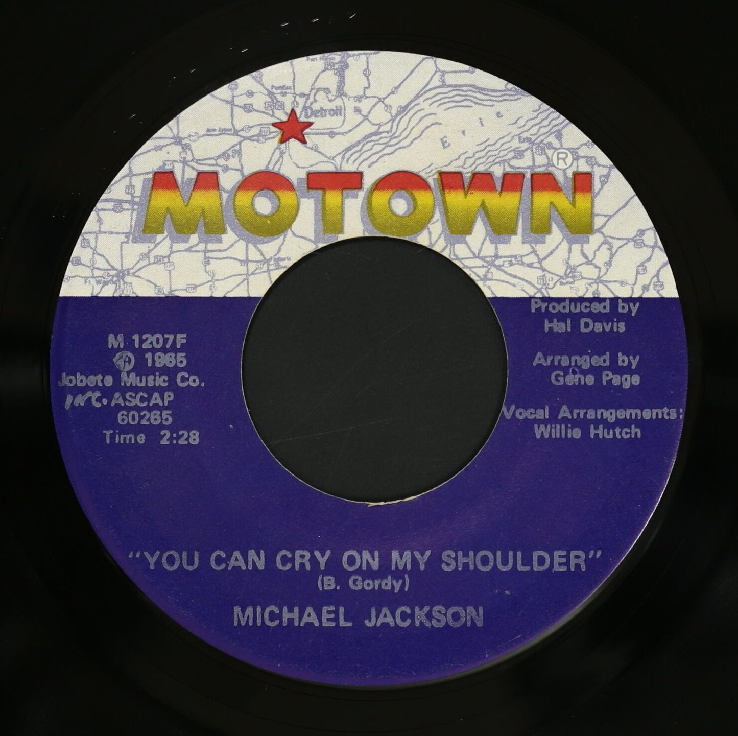 MICHAEL JACKSON / BEN, YOU CAN CRY ON MY SHOULDER