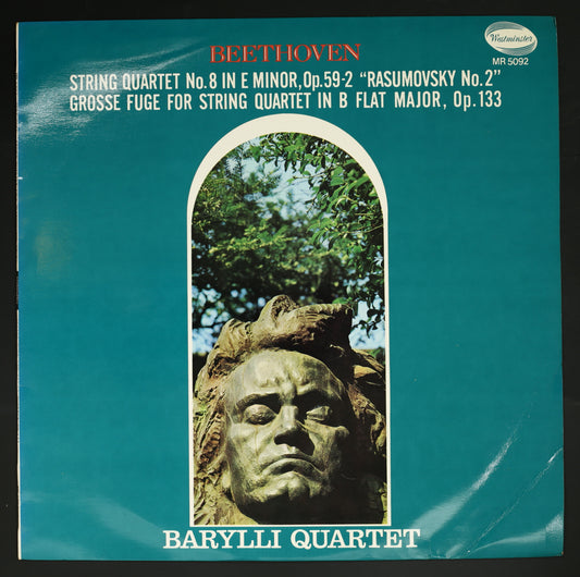 バリリ四重奏団 / ベートーヴェン:弦楽四重奏曲第8番