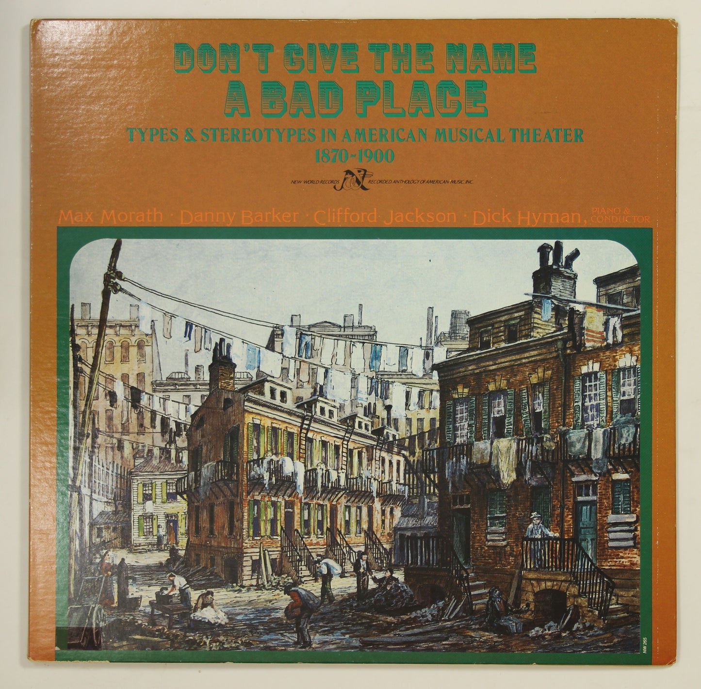 DICK HYMAN他 / DON'T GIVE THE NAME A BAD PLACE
