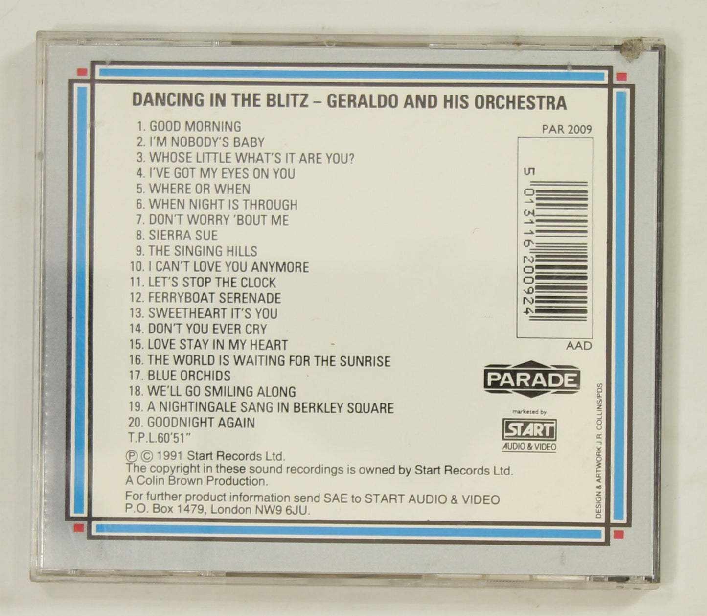 GERALDO AND HIS ORCHESTRA / DANCING IN THE BLITZ
