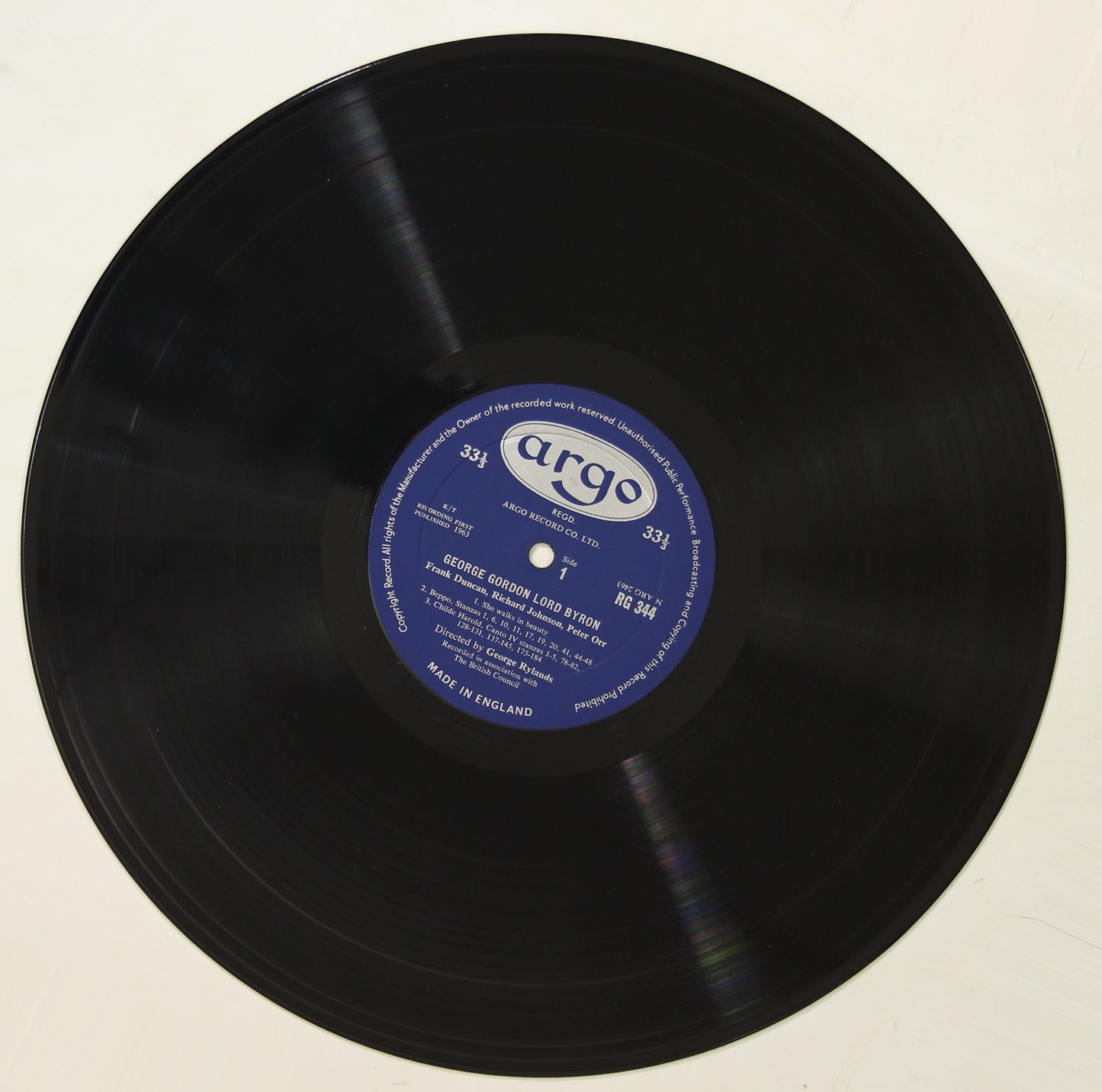 FRANK DUNCAN他 / LORD BYRON
