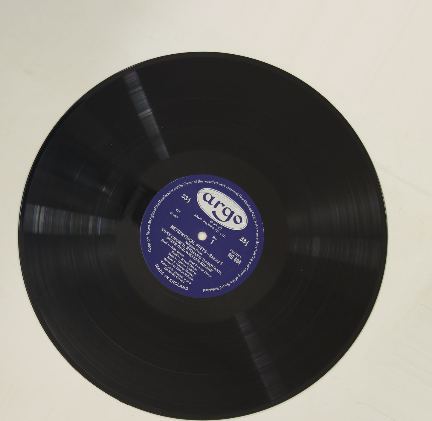 WILLIAM SQUIRE 他 / THE METAPHYSICAL POETS, RECORD I: RELIGIOUS