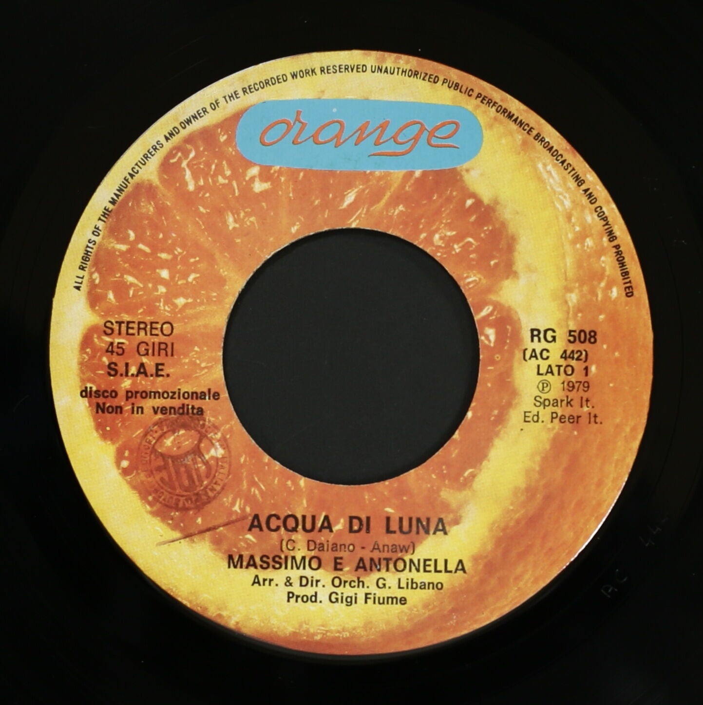 MASSIMO E ANTONELLA / ACQUA DI LUNA