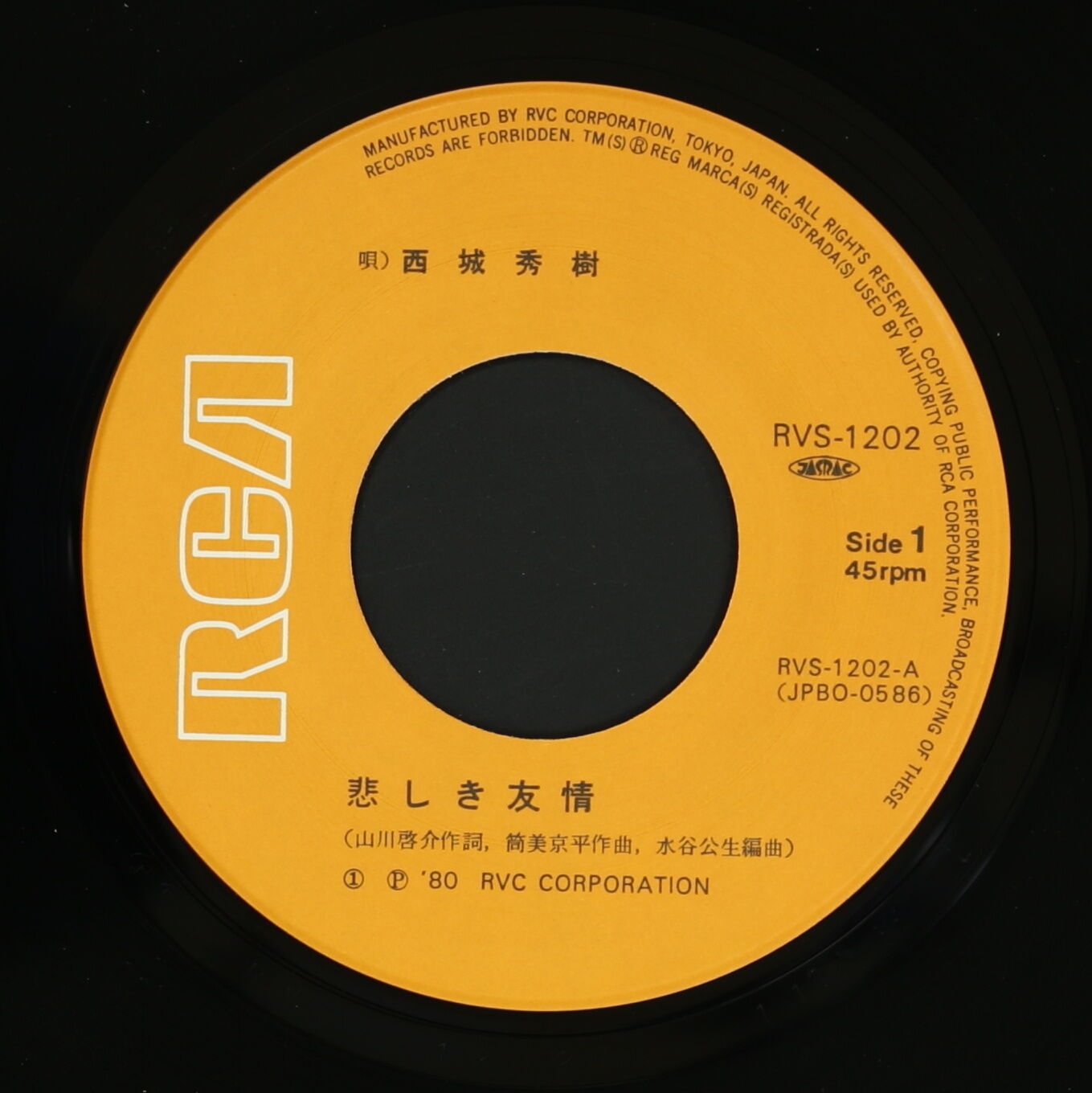 西城秀樹 / 悲しき友情