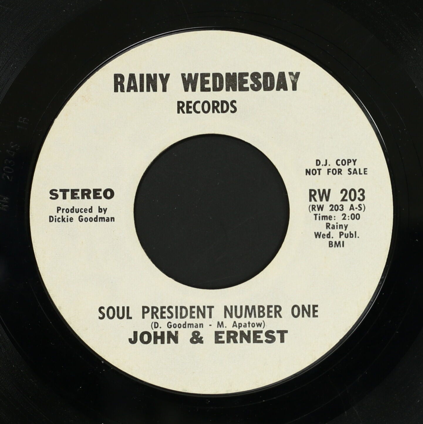 JOHN & ERNEST / SOUL PRESIDENT NUMBER ONE
