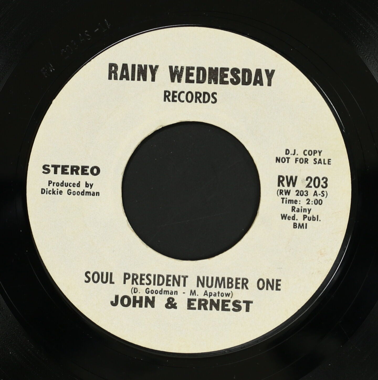 JOHN & ERNEST / SOUL PRESIDENT NUMBER ONE