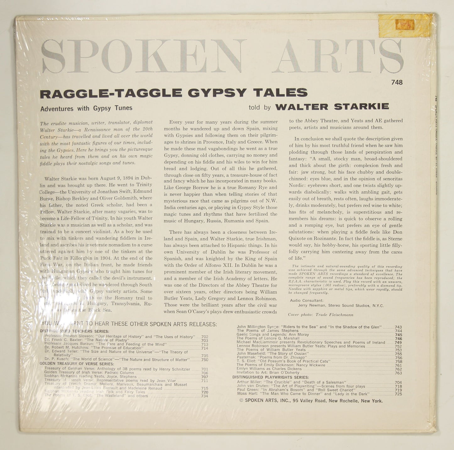 WALTER STARKIE / RAGGLE-TAGGLE GYPSY TALES
