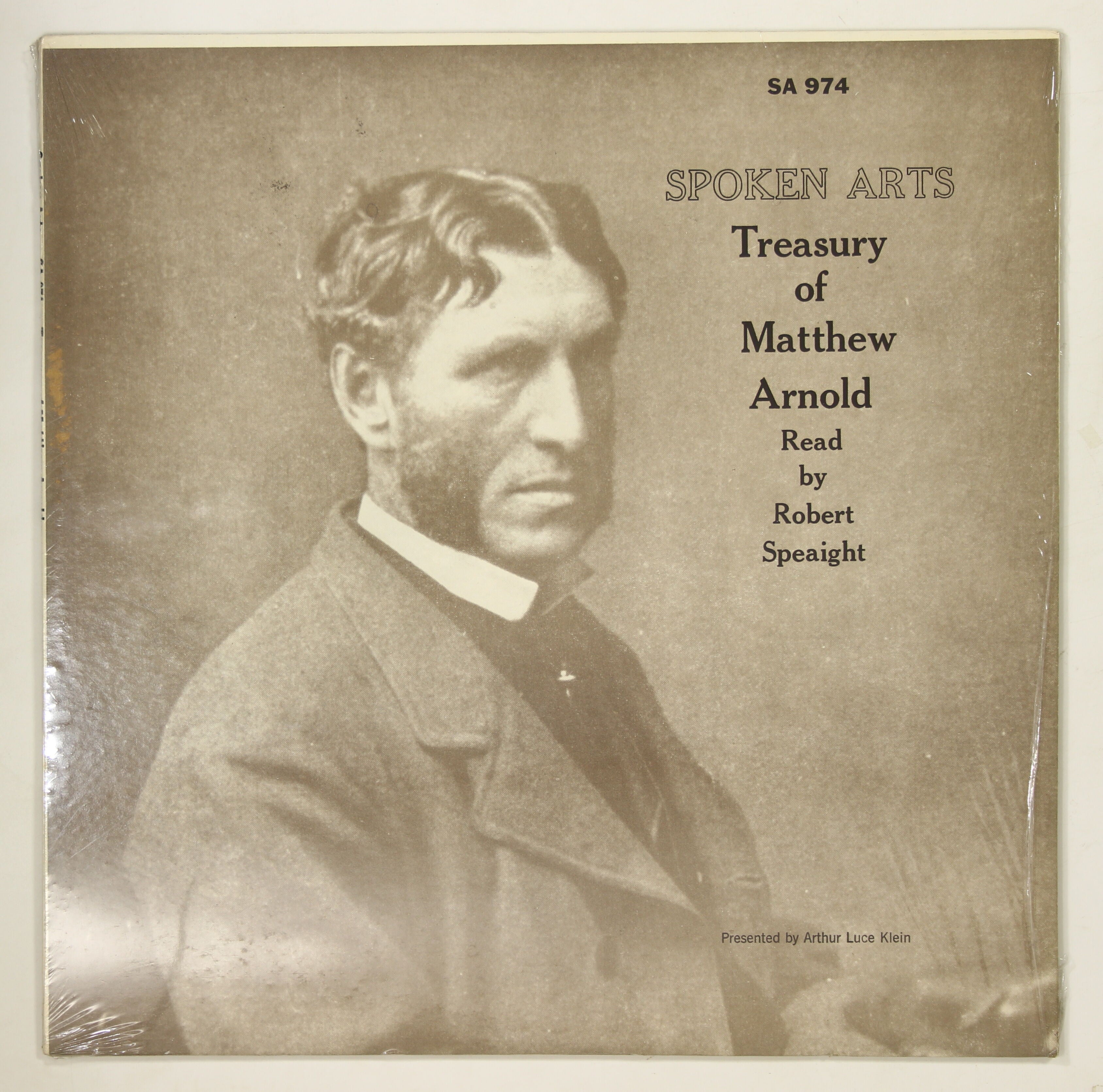 ROBERT SPEAIGHT / TREASURY OF MATTHEW ARNOLD かすみレコード