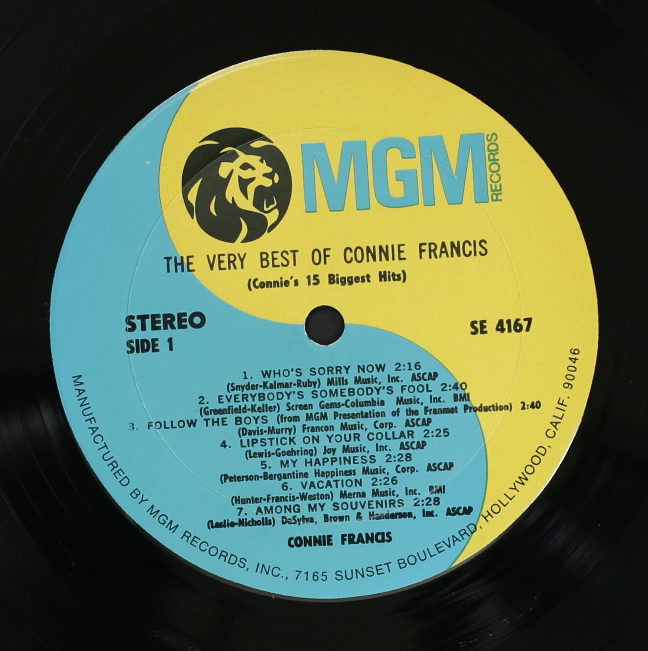 CONNIE FRANCIS / VERY BEST OF CONNIE FRANCIS