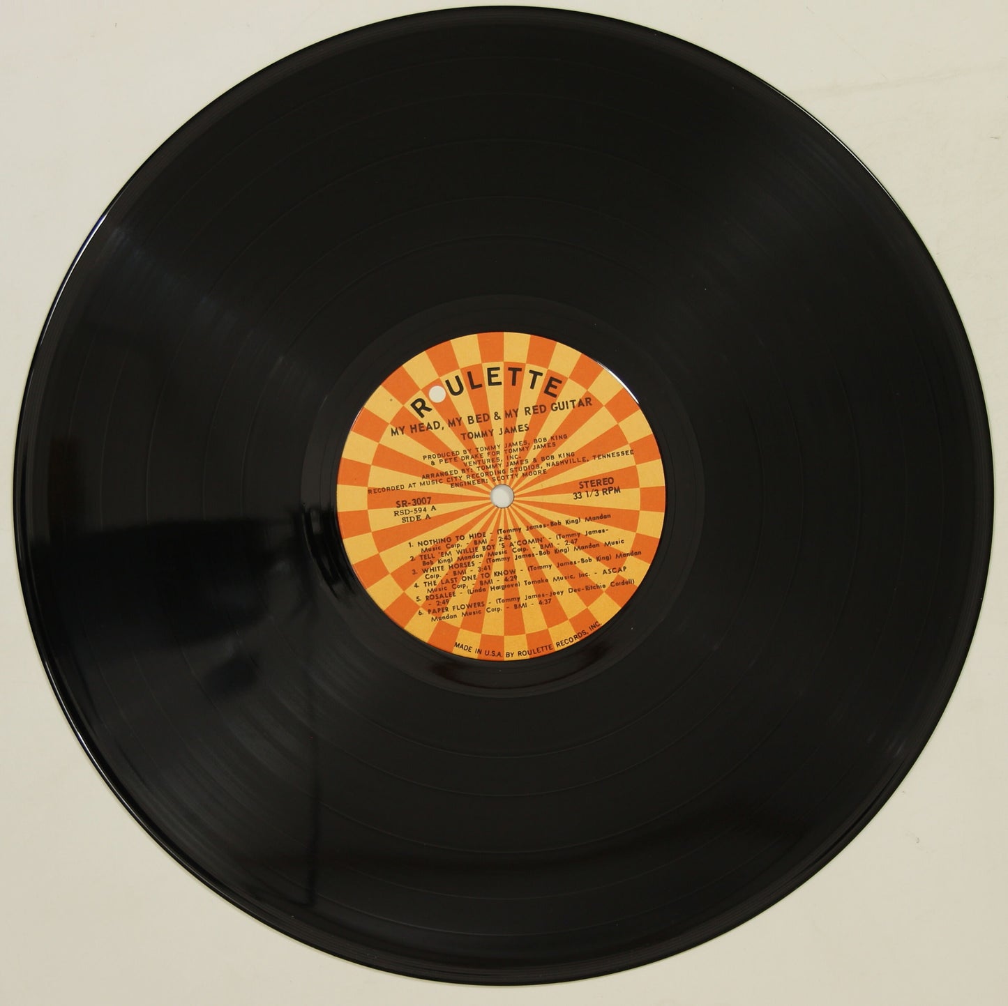 TOMMY JAMES / MY HEAD, MY BED & MY RED GUITAR
