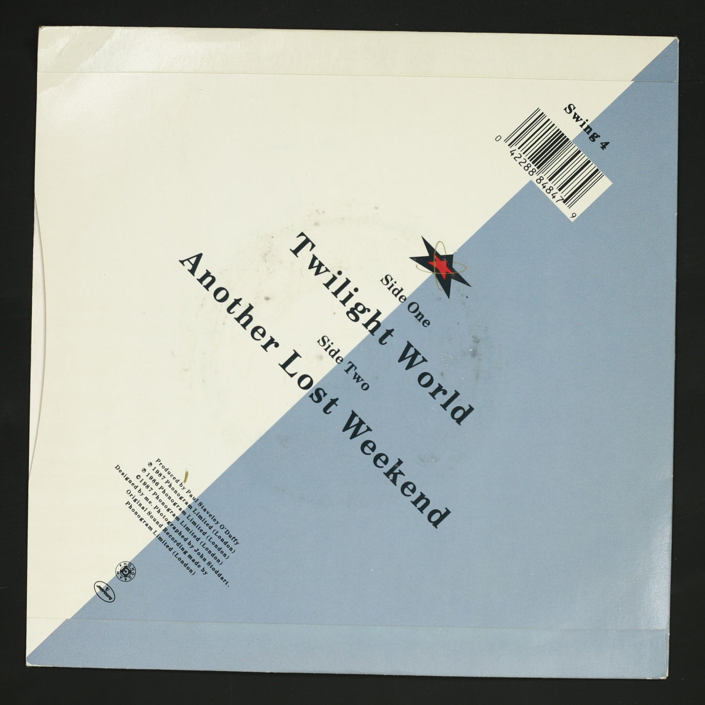 SWING OUT SISTER / TWILIGHT WORLD