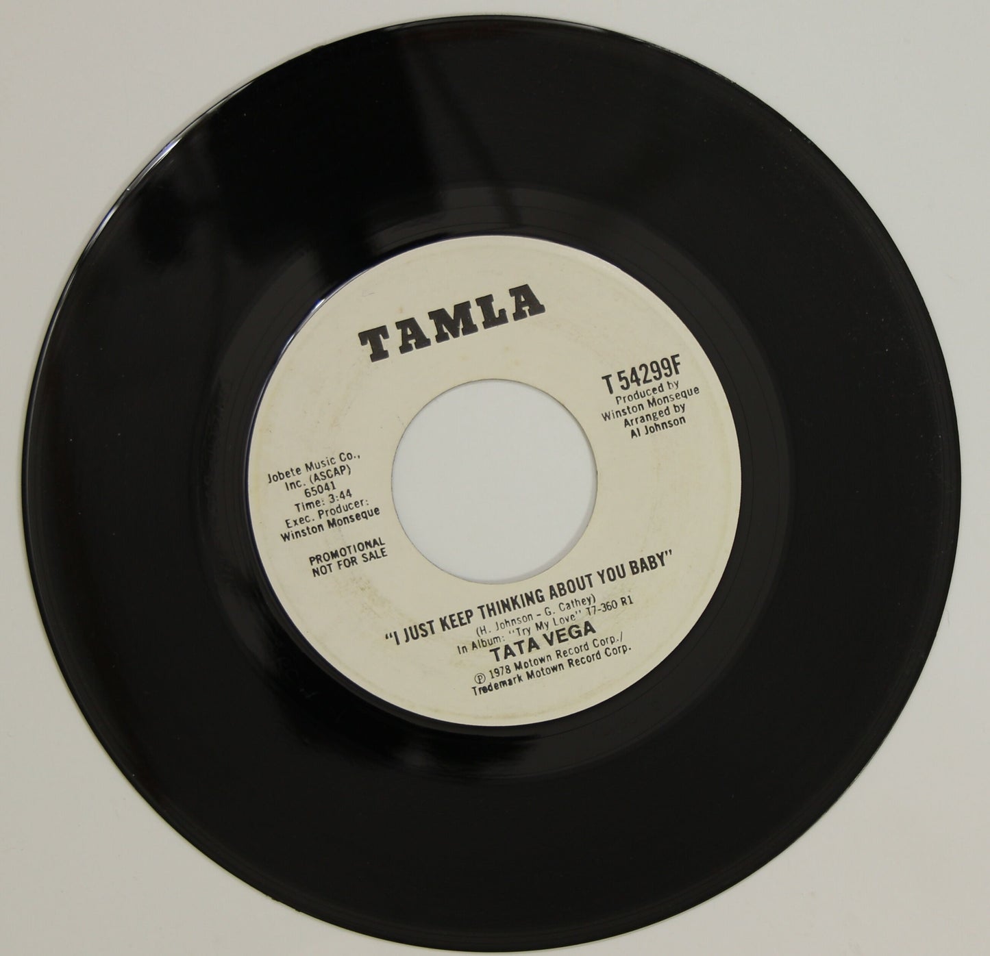 Tata Vega / I Just Keep Thinking About You Baby