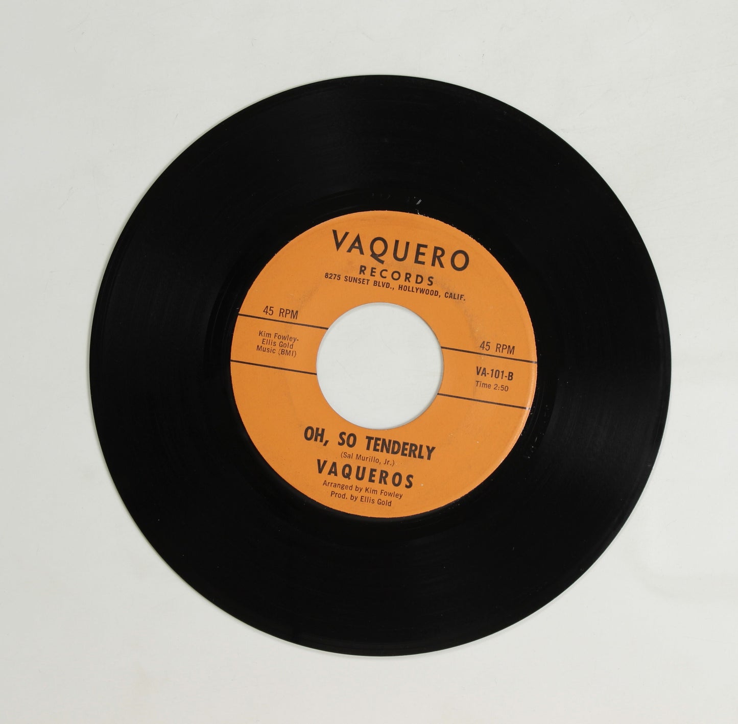 VAQUEROS / VAQUERO BEAT, OH, SO TENDERLY