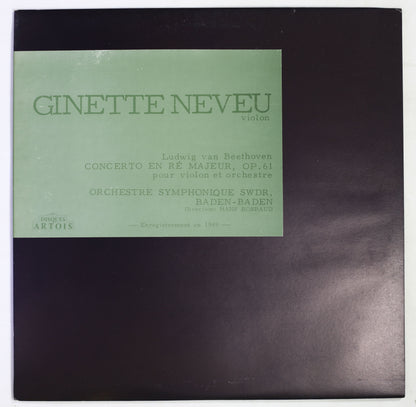 ヌヴー,ロスバウト,バーデン=バーデン響 / ベートーヴェン:ヴァイオリン協奏曲