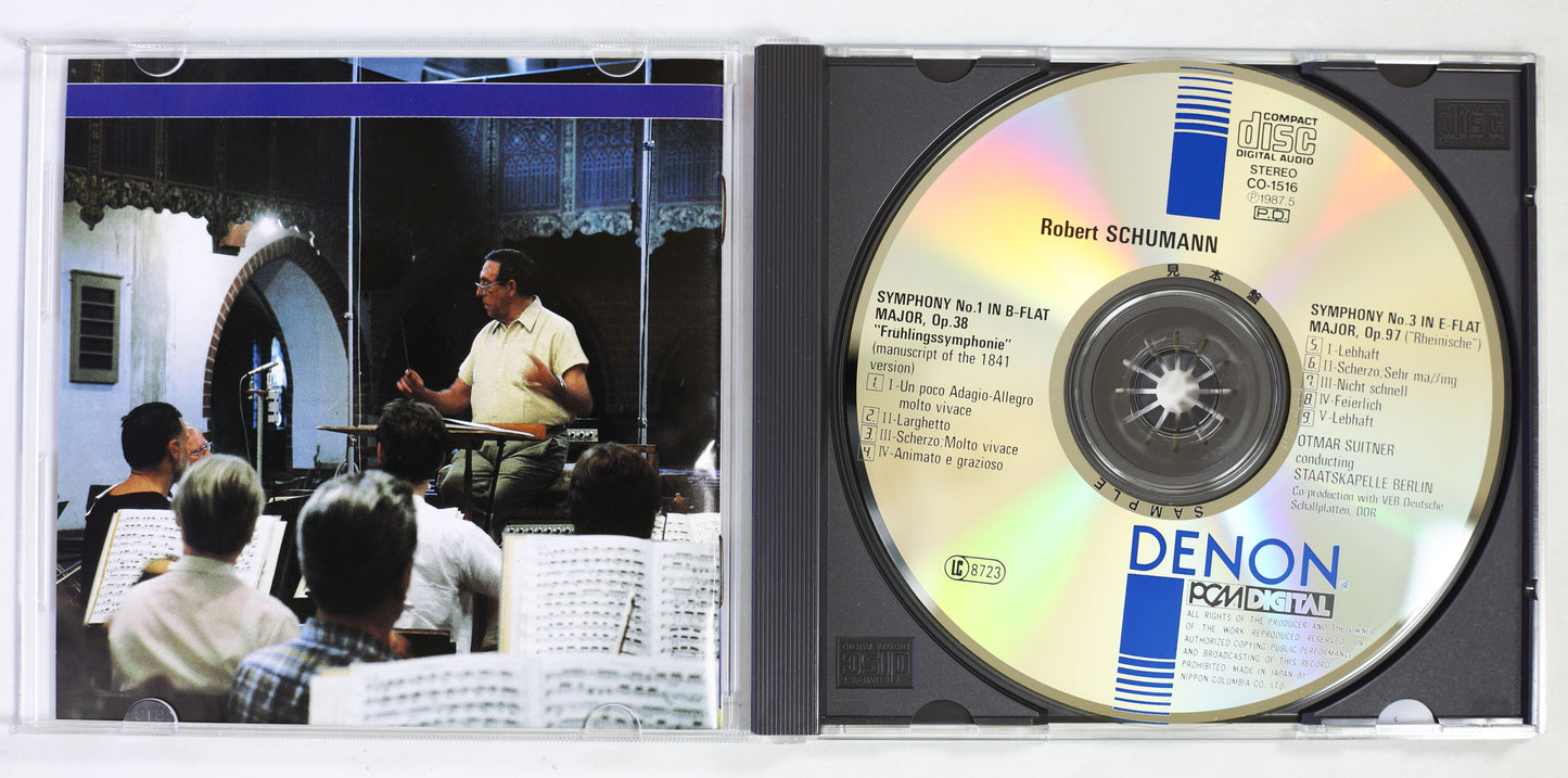 スウィトナー,ベルリン・シュターツカペレ / シューマン:交響曲 第1番「春の交響曲」,第3番「ライン」