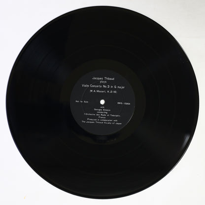 ジャック・ティボー,ジョルジュ・エネスコ,ブルーノ・ワルター / モーツァルト:ヴァイオリン協奏曲 第3番 他