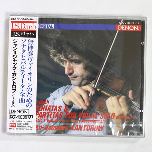 ジャン=ジャック・カントロフ / バッハ:無伴奏ヴァイオリンのためのソナタとパルティータ 全曲