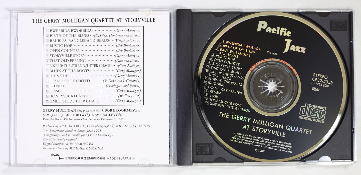 Gerry Mulligan Quartet / At Storyville