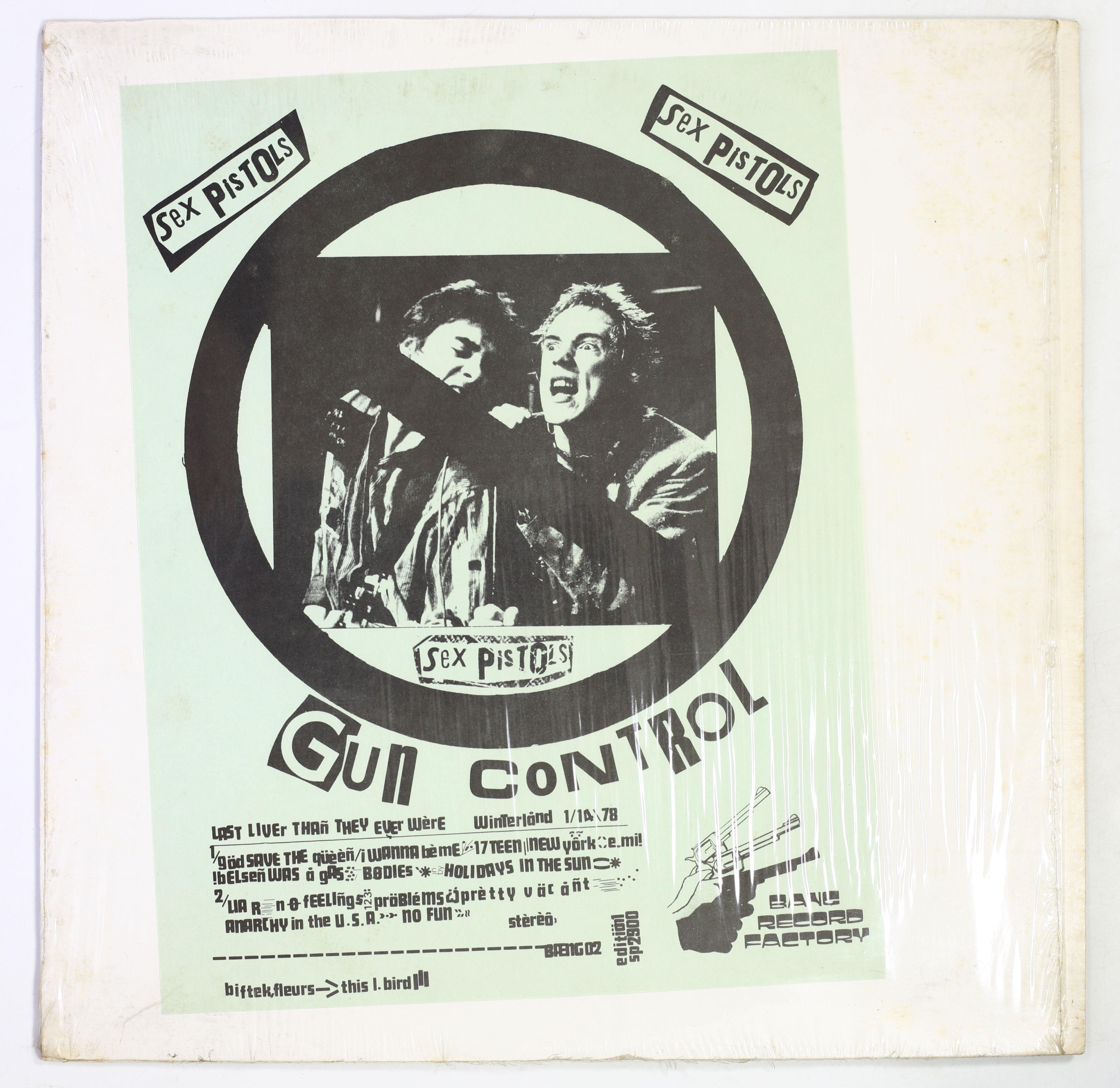 Sex Pistols GunControl SP-2900 12インチレコード Sex Pistols / Gun Control – かすみレコード