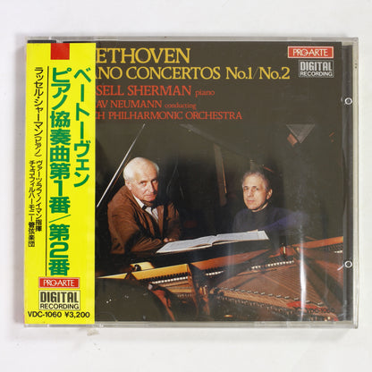 ラッセル・シャーマン,ノイマン,チェコ・フィル / ベートーヴェン:ピアノ協奏曲第1/2番