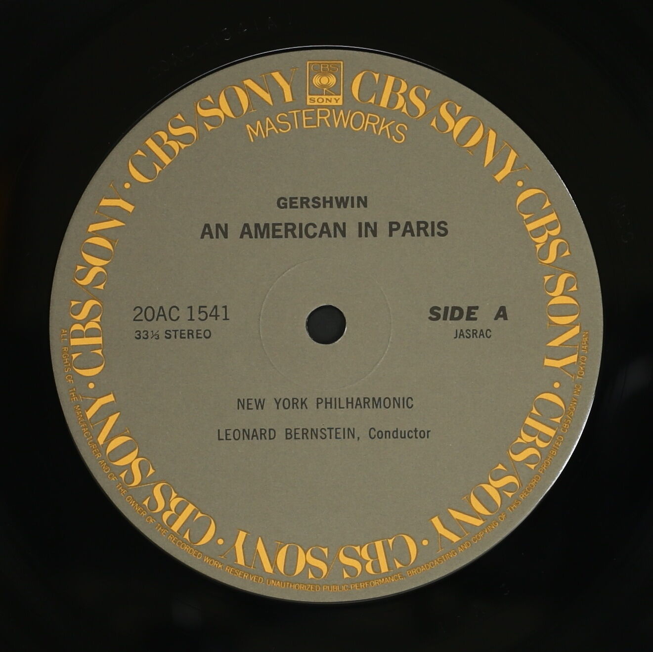 レナード・バーンスタイン,NYP / ガーシュイン:パリのアメリカ人