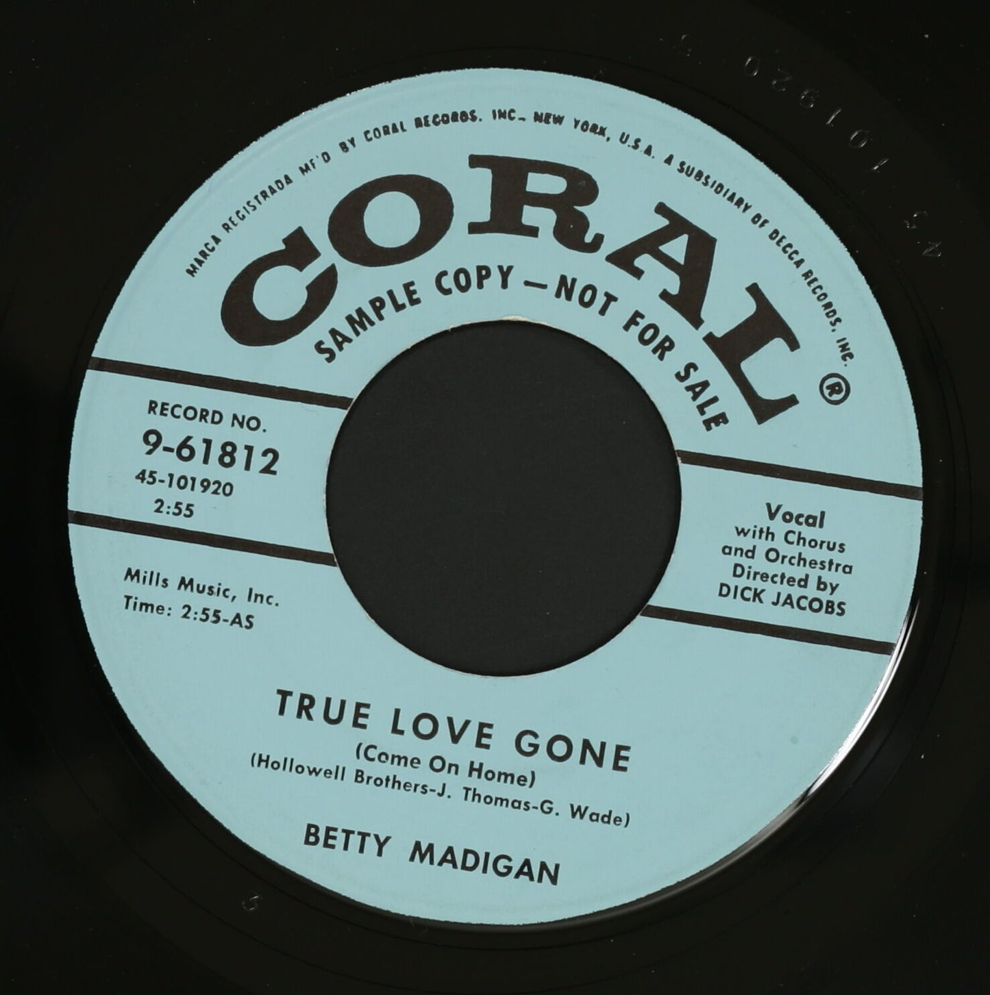 BETTY MADIGAN / TRUE LOVE GONE