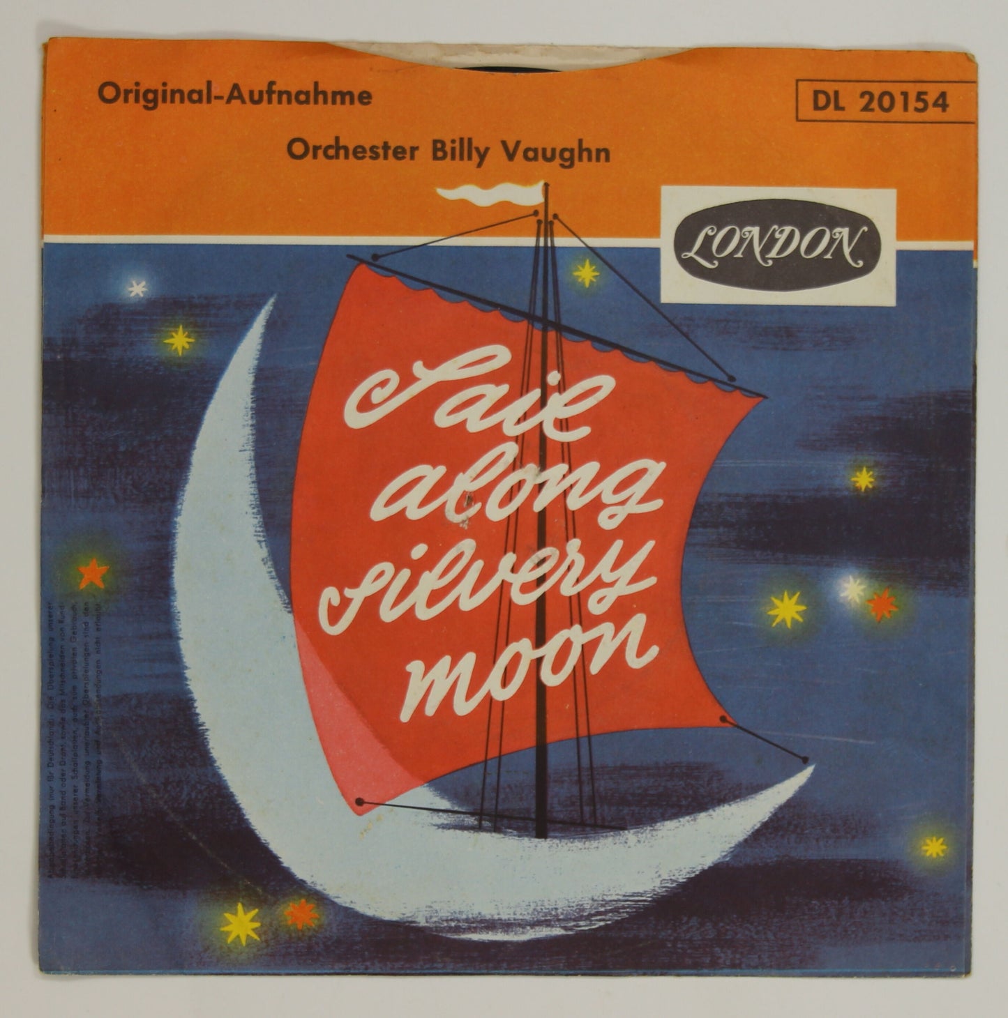 Orchester Billy Vaughn ビリー・ヴォーン / Sail Along Silvery Moon