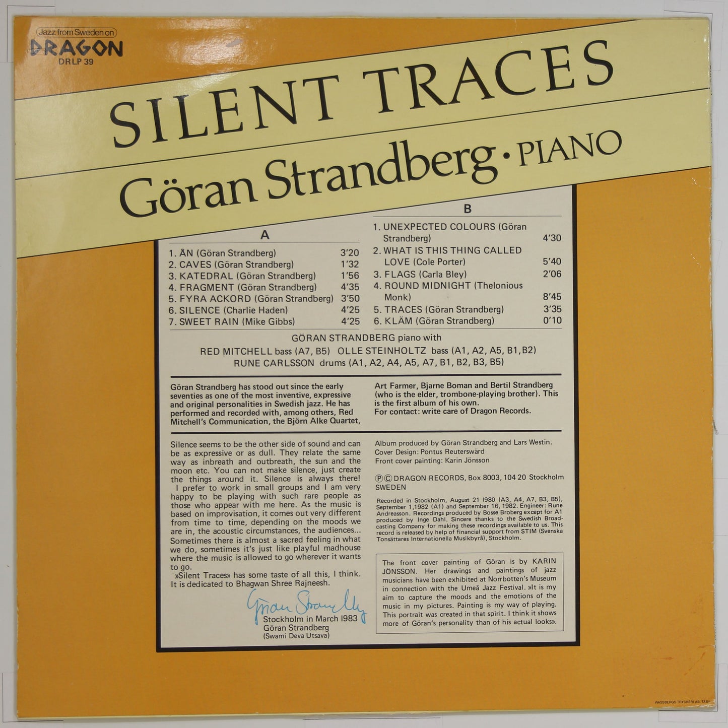 Goran Strandberg / Silent Traces