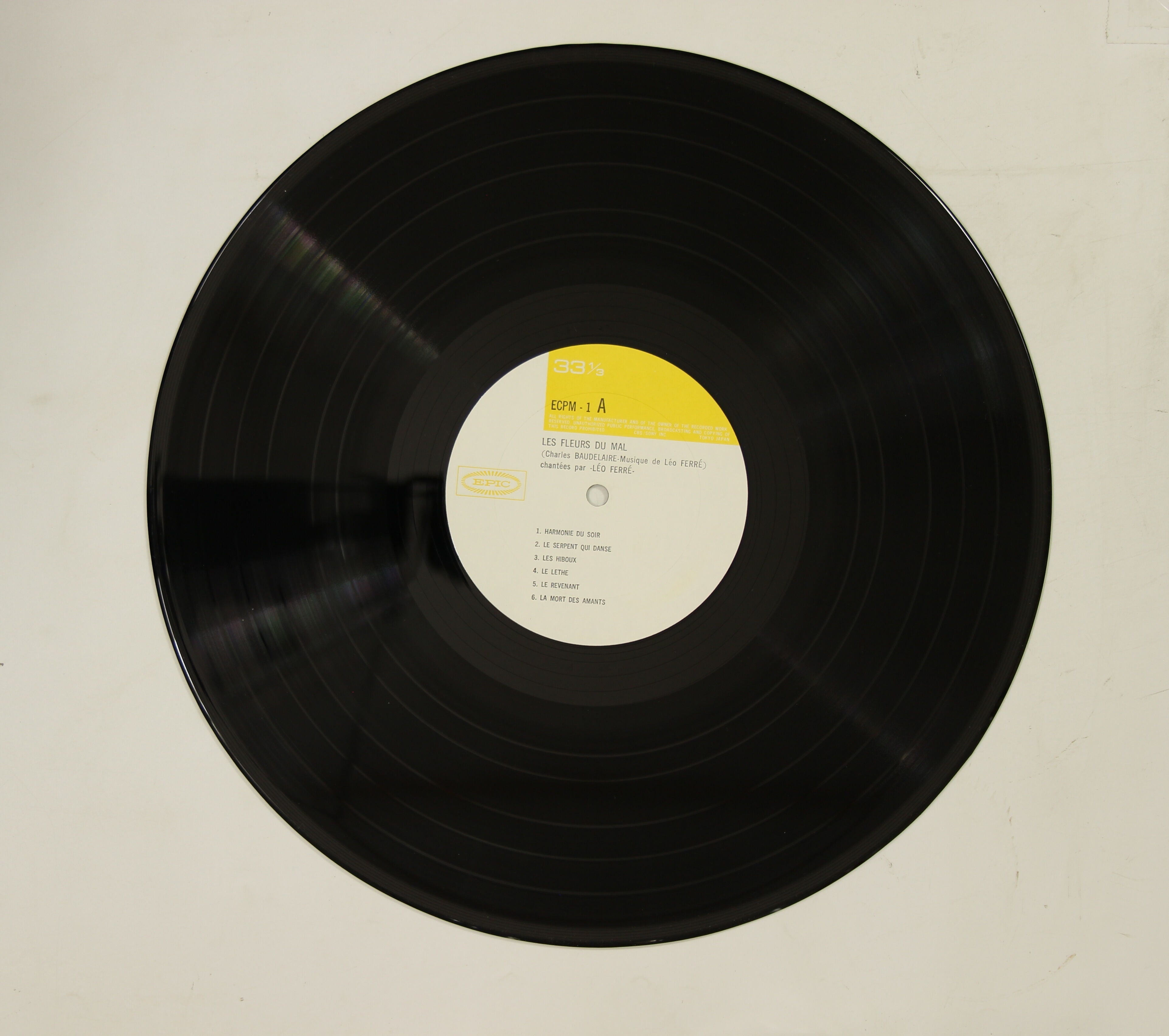 の巨匠と呼ばれるレオ・フェレ 曲集　LPレコード　全4枚